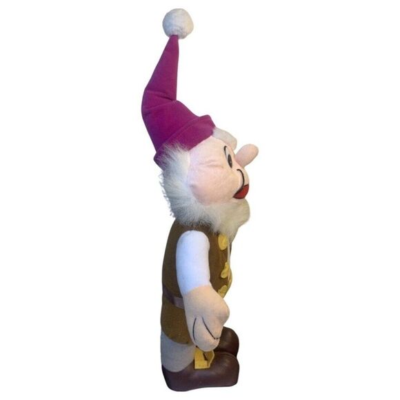Vintage Snow White The Seven Dwarfs Grumpy Plush 19" Stuffed Animal Toy RARE - Picture 5 of 9